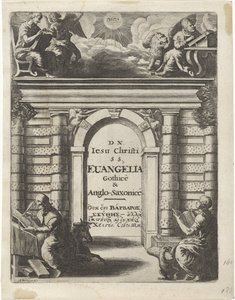Four Evangelists Around an Entrance Gate