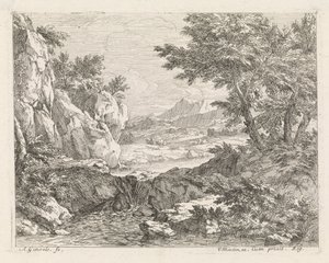 Fallow Land with River (Landscapes)