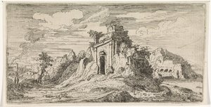 Landscape with the Ruins of a Gate by Abraham Genoels