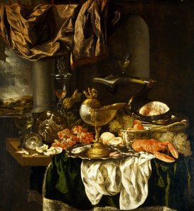 Still Life with Landscape, 1650s