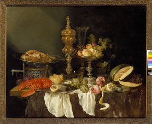 Still Life with a Lobster and a Turkey