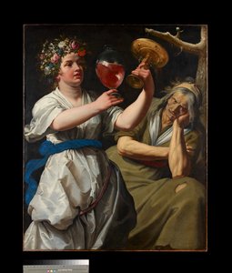 Allegory of Joy and Melancholy, 1628 by Abraham Janssens