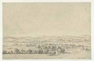 River Landscape with a Tower in the Distance by Abraham Jansz Begeyn