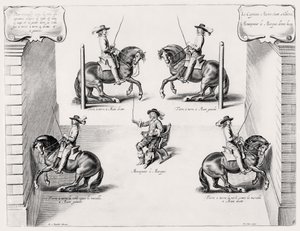 Illustration from a Riding Manual, engraved by Peeter Clouwet