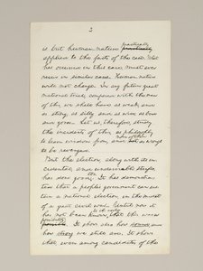 Autograph Manuscript of Lincoln