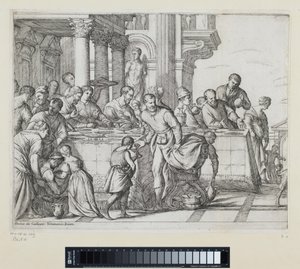 View of Ouderkerk aan den IJssel, 1620 by Abraham Rademaker