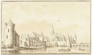 View of the City of Gennep by Abraham Rademaker