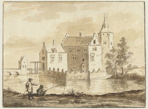 The House Munniekenhof near the Village of Grijpskerk in Walcheren
