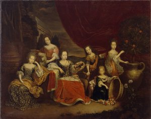 The Children of John George, Prince of Anhalt Dessau