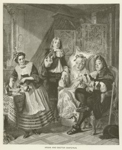 Argan and Doctor Diafoirus by Abraham Solomon