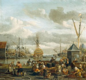 View of the Port of Amsterdam