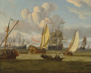 Shipping in an Estuary by Abraham Storck