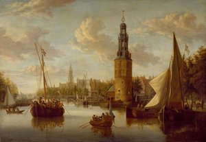 The Embarkation of Company Troops at the Montelbaanstoren by Abraham Storck