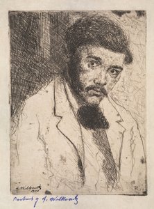 Self-Portrait, 1900 by Abraham Walkowitz