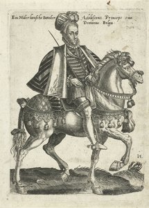 Dutch Nobleman on Horseback by Abraham de Bruyn (attributed to)