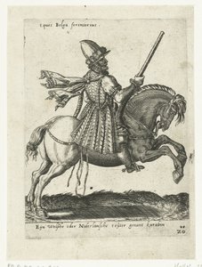 Dutch Rider with Carbine by Abraham de Bruyn (attributed to)