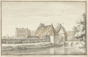 The House at Dort, Near Gorssel by Abraham de Haen (II)