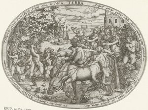 Triumphal Procession of Bacchus and Silenus: The Element Earth by Abraham van den Hecken