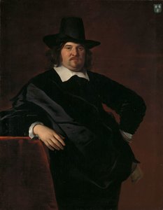 Abraham de Visscher, Amsterdam Merchant and Director of the Dutch West India Company by Abraham van den Tempel (attributed to)