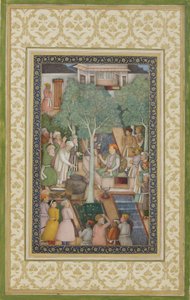Emperor Jahangir with Holy Men in a Garden, c.1615