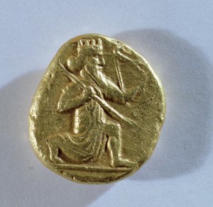 Daric depicting Darius as a Royal Archer (obverse) by Achaemenid