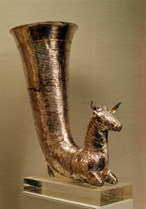 Rhyton in the Form of an Ibex, from Iran
