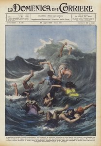 In Montalto di Castro, near Civitavecchia, a group of bathers, consisting of seven women