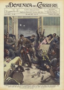 In Turin, to the fright of customers quietly sipping their drinks by Achille Beltrame