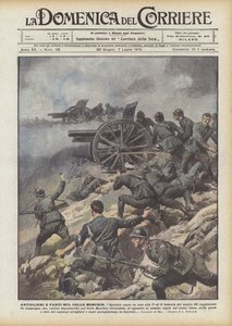 Artillerymen and Infantry on Colle Moschin