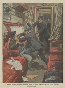 Dangerous Adventures, Traveler Attacked at Night in a First-Class Carriage on the Direct Genoa-Ventimiglia