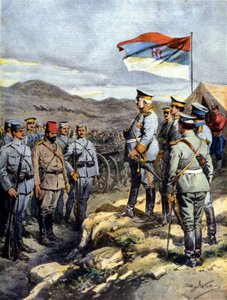 Balkan War: King Nicholas of Montenegro by Achille Beltrame