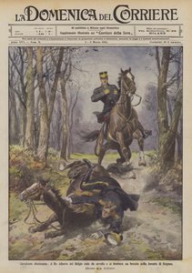 Unfortunate Ride, King Albert of Belgium Falls from Horse and Fractures Arm in the Forest of Soignes