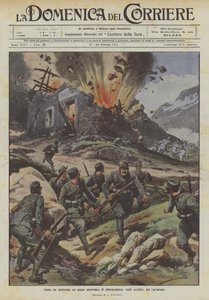 How an Austrian Supply Post Was Destroyed, on the Slopes of Lavarone