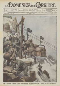 How Advanced Positions Are Supplied, a Cable Car System in the High Mountains