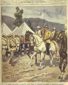 Cover Illustration of General Cronje Surrendering to Marshal Roberts during Anglo-Zulu and Anglo-Boer Wars of 1850-1902