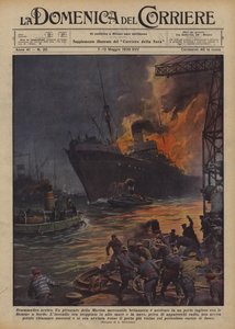 Dramatic Arrival by Achille Beltrame