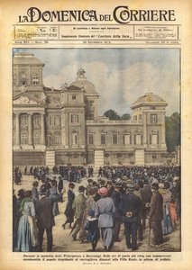 During the Illness of the Princesses, in Racconigi