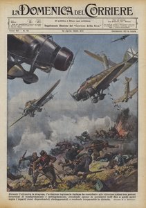 During the Offensive in Aragon, the Italian Legionary Aviation Contributed to the Victorious by Achille Beltrame