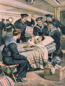 Earthquake in Messina, Child Being Saved by Navy