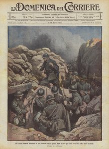 The Last Feverish Moments in Our Trench Before the Rush into Enemy Lines