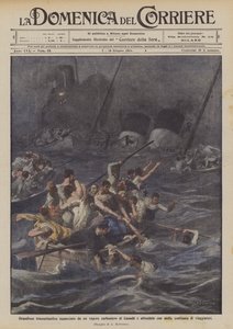 Grand Ocean Liner Torn Apart by a Coal Steamer in Canada and Sunk with Many