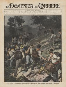 Large column of smugglers surprised at night and put to flight near the border