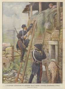 The Carabinieri Confront an Assassin at the Vignazze Farmhouse (Ivrea District)