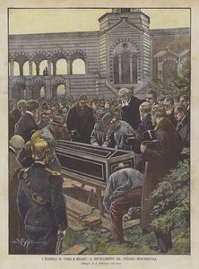 The Funerals of Verdi in Milan, The Burial in the Monumental Cemetery