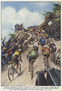 The Enthusiastic Cheers of Guerra and Binda Fans Characterized the First Phase of the Giro d