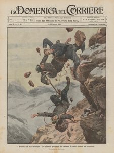 The dramas of high mountains, three climbers fell hundreds of meters during an ascent by Achille Beltrame