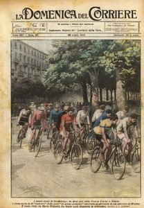 The Future Rivals of Girardengo by Achille Beltrame