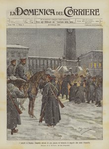 The riots in Russia, the current appearance of a square in Warsaw following the state of siege