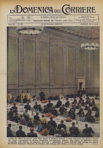 The Duce Hosted a Lunch in the Sala Regia of Palazzo Venezia for About Seven Hundred Workers