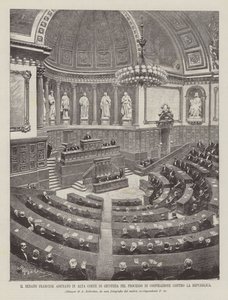 The French Senate Assembled in High Court of Justice for the Conspiracy Trial Against the Republic